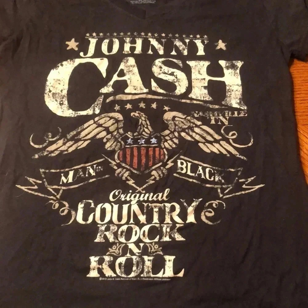 Johnny Cash Band Tee Shirt by Zion